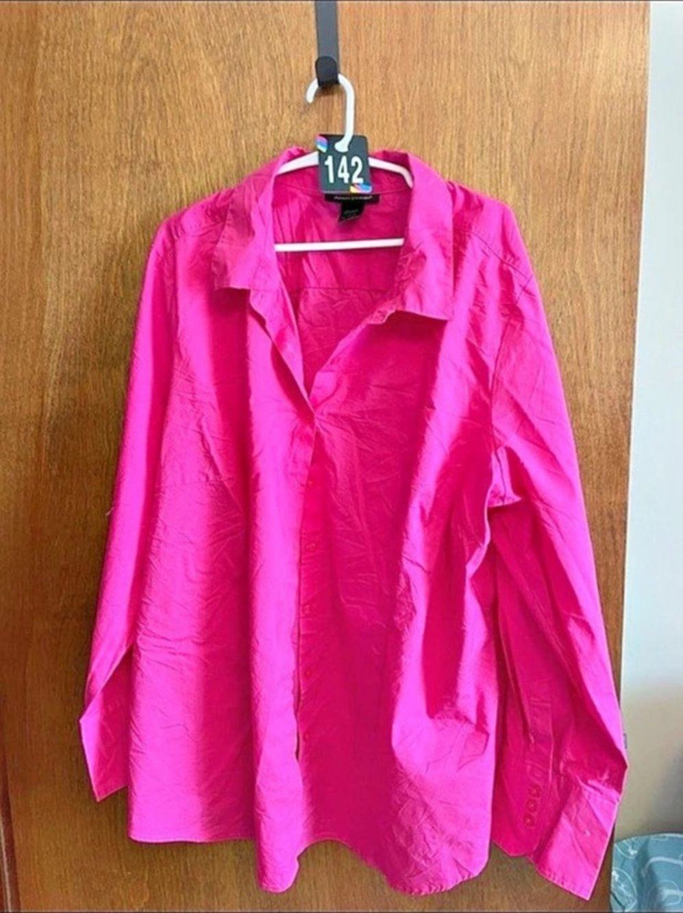 Ashley Stewart Button Down Shirt in Pink Size 24 Like New